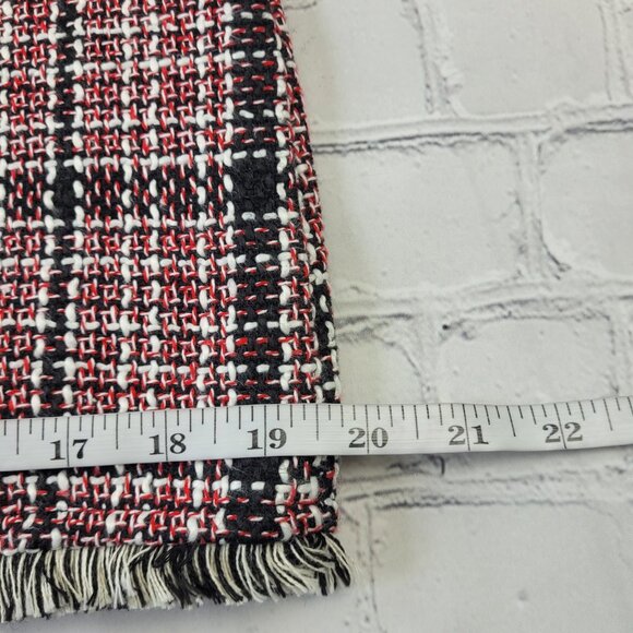 NWT Chicwish white Red Tweed mini skirt size M - Picture 4 of 11